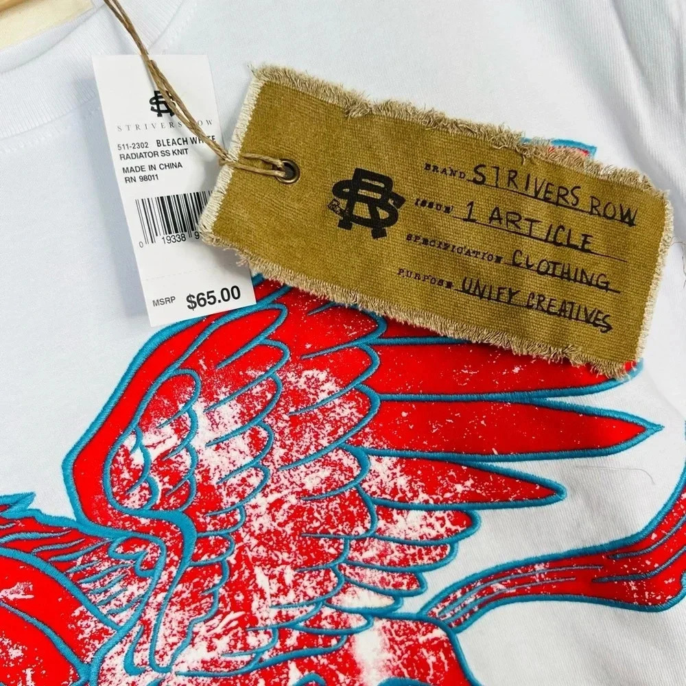 Strivers Row Soul Genetics White T Shirt Red Radiator Graphic Size L - Picture 8 of 9